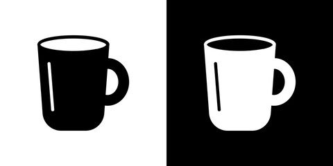 Mug icon symbols. Vector illustration.
