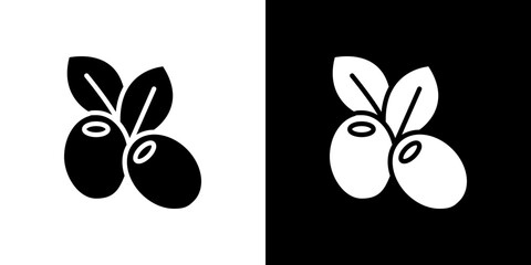 Olive icon symbols. Vector illustration.