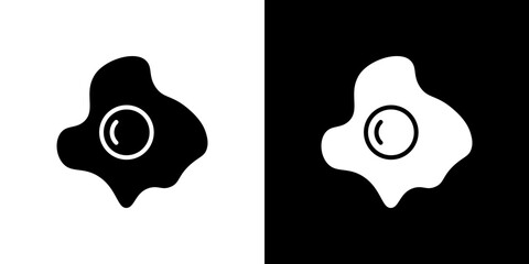 Omelet icon symbols. Vector illustration.