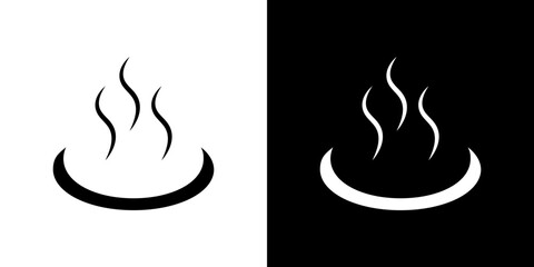 Onsen icon symbols. Vector illustration.