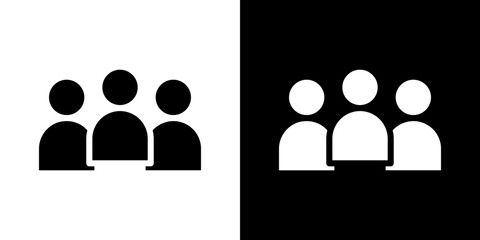 people icon symbols. Vector illustration.