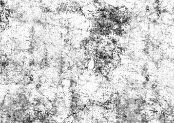 Abstract Grunge Concrete Wall: Distressed Black and White Texture with Vintage Cracks, Scratches, and Surreal Scruffs, Monochrome Overlay Effect	
