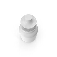 Plastic Dropper Bottle isolated on transparent background