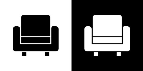 Sofa icon symbols. Vector illustration.