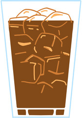 아이스 커피 일러스트