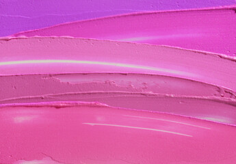 Lipstick fuchsia bubble gam tin-age style purple pink palette set smudge background texture...