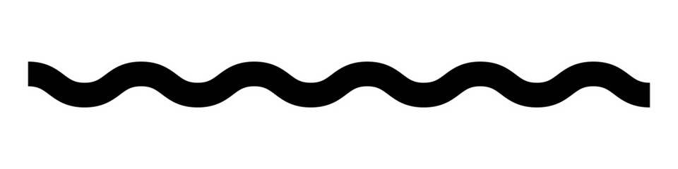 wavy zigzag line on a transparent background, perfect for modern, minimalist designs, abstract art, and digital illustrations