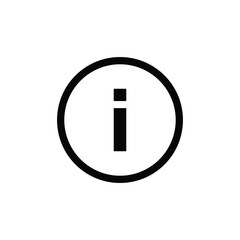i-button. Information icon, info sign.