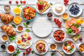 Healthy Breakfast Spread Delicious Food
