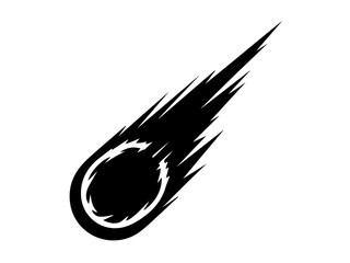 vector illustration of a Meteorite © Ninjackz