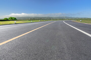 Road blue sky cloud park landscape nature mountain outdoor travel
