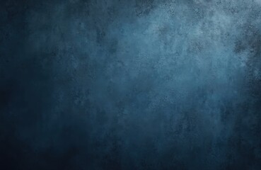 Fototapeta premium Deep blue textured background with grunge feel. Suitable abstract art themes as sophisticated backdrop, wall decor. Vintage design, distressed material, moody, monochrome, elegant, modern, cool tone