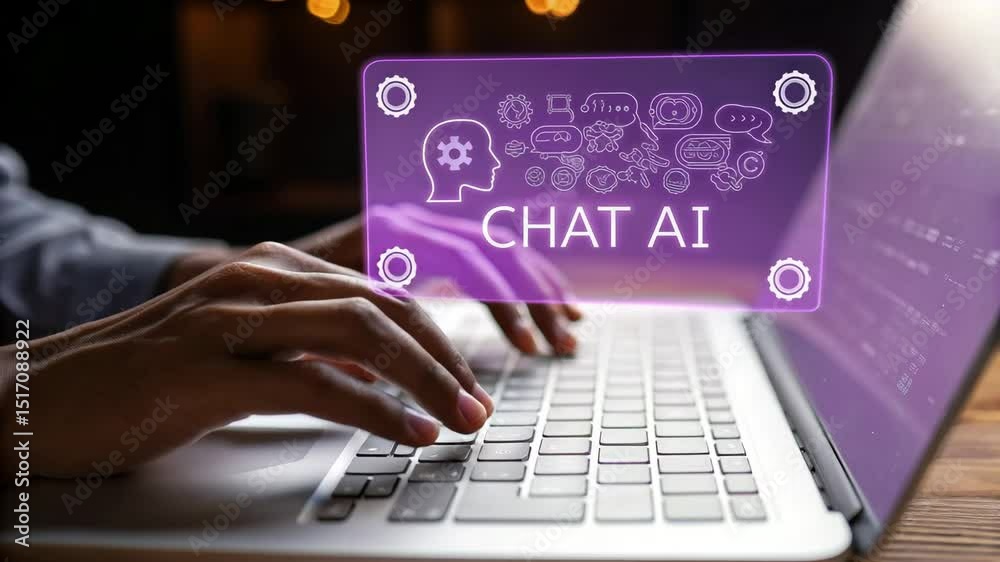 Poster Explore the capabilities of a Chat Bot powered by Artificial Intelligence technology for seamless human interaction and efficient problem-solving in various applications.