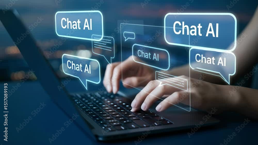 Poster Explore the capabilities of a Chat Bot powered by Artificial Intelligence technology for seamless human interaction and efficient problem-solving in various applications.