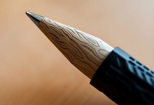 close up of a pencil on a table