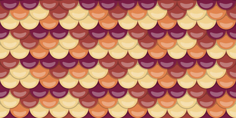 Abstract autumnal scale pattern.  Warm earth tones create a textured, visually appealing design perfect for backgrounds, websites, or textile prints.