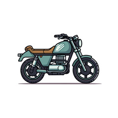 Professional Motorcycle Icon for Transportation Design Projects