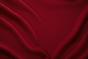 Obraz premium Elegant Deep Red Silk Fabric Texture Background for Design