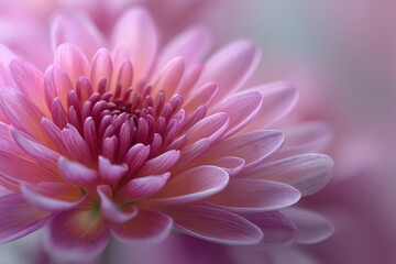 Close-up view of a delicate pink flower.