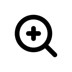 Fototapeta premium Zoom In Line icon