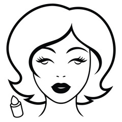 Set Of Cosmetic Icons Silhouette Solid Icon With Background, Template, Advertising, Cream, Cosmetic, Product, beauty, makeup, deodorant, lotion, Vector Illustration Logo