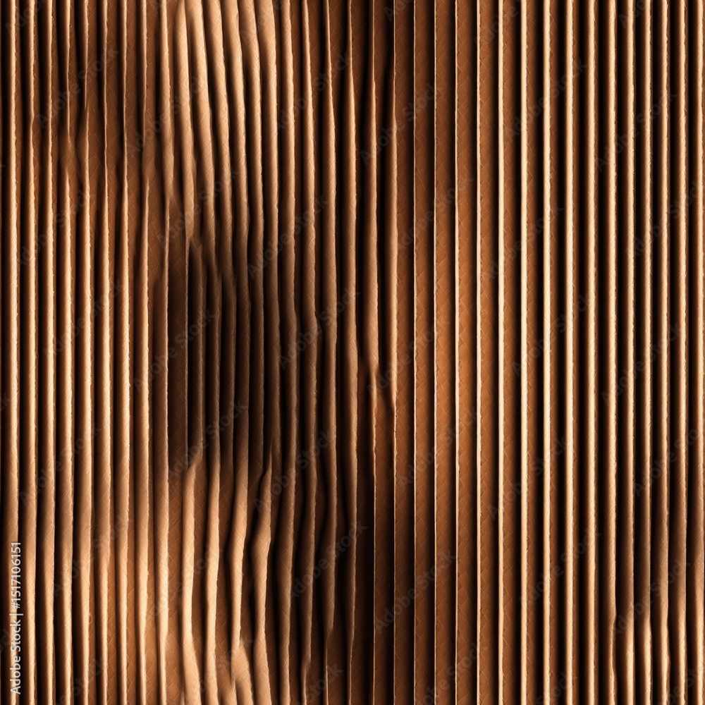 Poster seamless texture this features a detailed and view of corrugated cardboard with patterns ideal for c