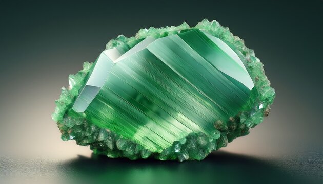 Druzy Variscit mit zarter gr&uuml;ner Kristallstruktur, nat&uuml;rliche Druse mit funkelnder Oberfl&auml;che