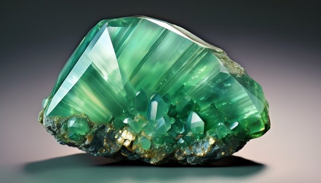 Druzy Variscit mit zarter gr&uuml;ner Kristallstruktur, nat&uuml;rliche Druse mit funkelnder Oberfl&auml;che