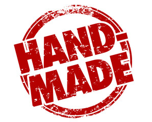 Hand-Made Round Red Stamp Crafted by Artisan Personal Touch Illustration.jpg