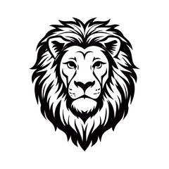 Fototapeta premium ライオンの頭部アイコン.