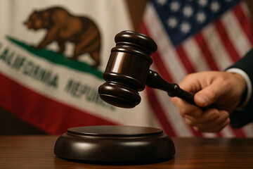 California Justice System Courtroom Decision