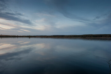 Fototapeta premium white clouds on the blue sky background