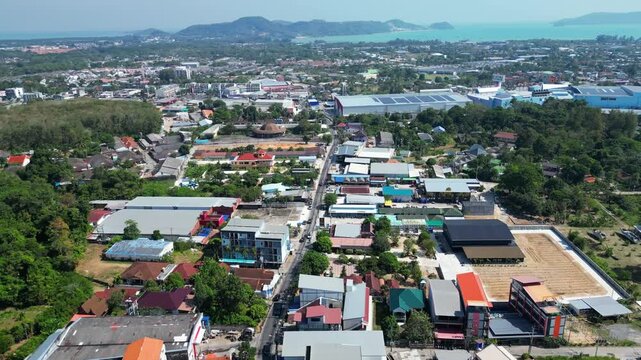 Kampfstra&szlig;e in Thailand, Phuket.