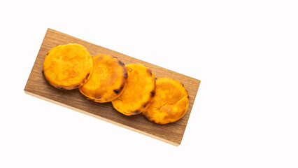 Traditional arepa from the department of Boyaca, Colombia
