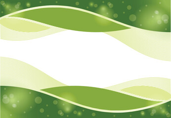 Green background with flying twinkling lights