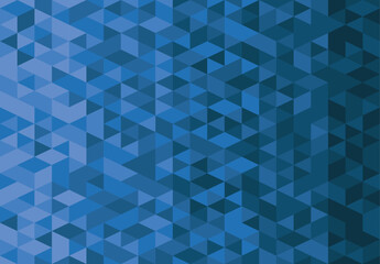 Blue background composed of bright and dark blue mosaics
