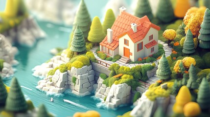 An isometric background is ideal for digital, data, and UI concept visuals in your creative uploads