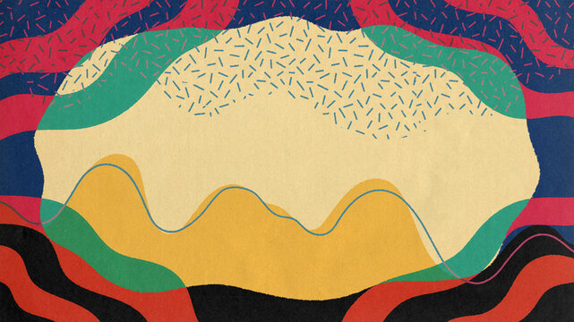 Abstract Illustration Sound of Birds at Dawn