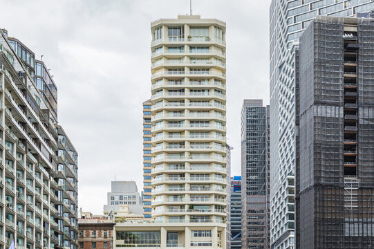 Diverse skyscrapers in Sydney Australia