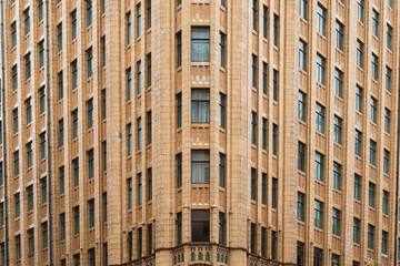 Corner View of an art Deco Building in Sydney, Australia