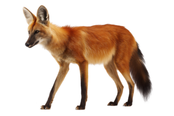 Majestic Maned Wolf A Stunning Portrait of this Unique South American Canine