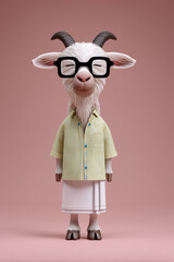 goat with spects