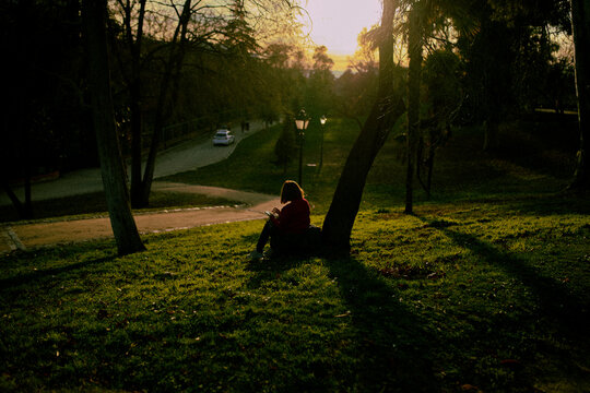 WOMAN IN THE PARK