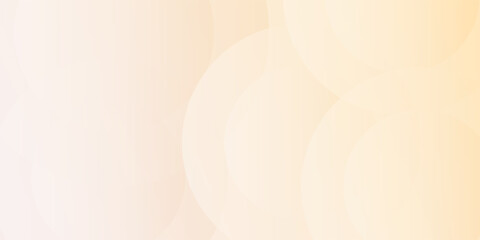 Pastel orange abstract background with layers on bright space with overlapping circle effect decoration. Circle style concept modern graphic design element for banner.