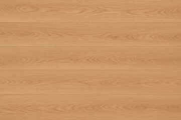 Fototapeta premium Seamless high-resolution texture of light brown oak laminate parquet flooring with a realistic wood grain pattern and no visible joints or seams.