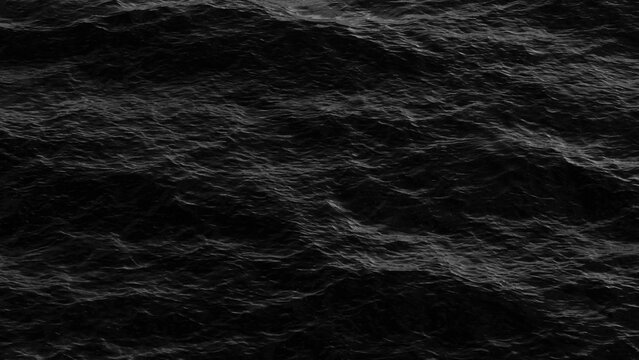 The stunning black and white sea waves reveal the motion of nature, with intricate textures and gentle undulations, capturing the ocean&rsquo;s energy in a timeless, artistic visual.
