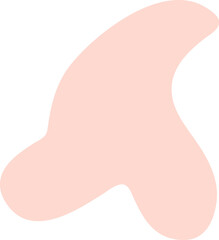 Blob shape organic in boho style