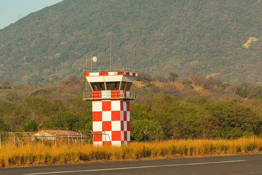 Control Tower at Rural Airport