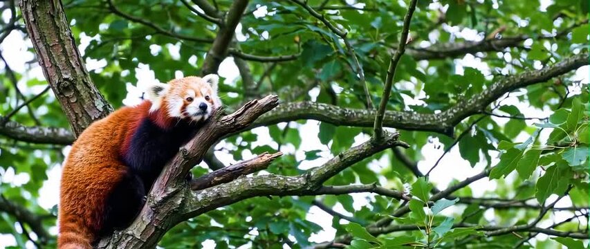 Anamorphic video Red Panda