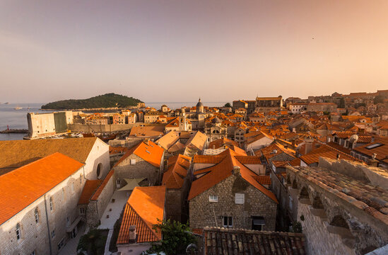 Sunset over the rooftops